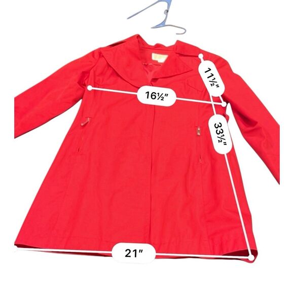 Michael Kors Trench Coat jacket Size M - Picture 12 of 12